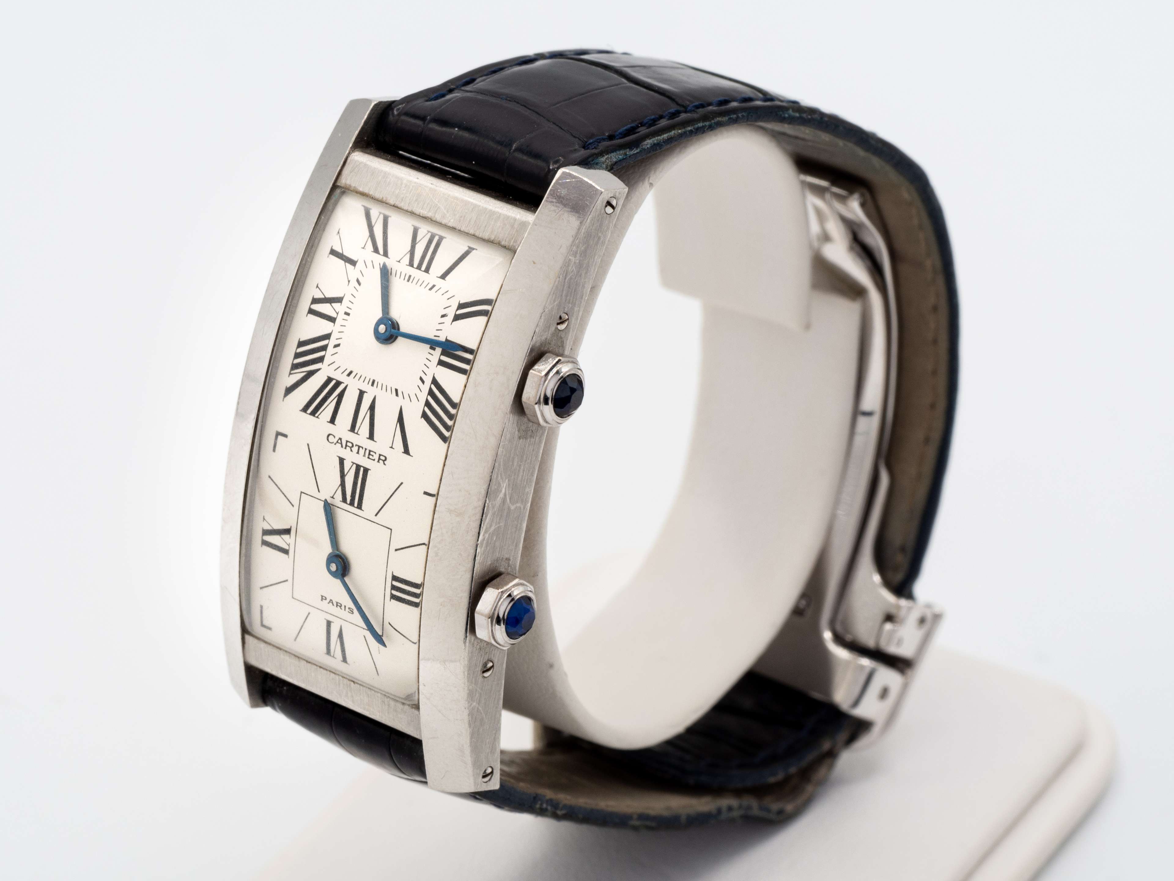 Cartier tank dual time new arrivals